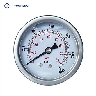 מד מכני לבן בגודל 1.5 אינץ'